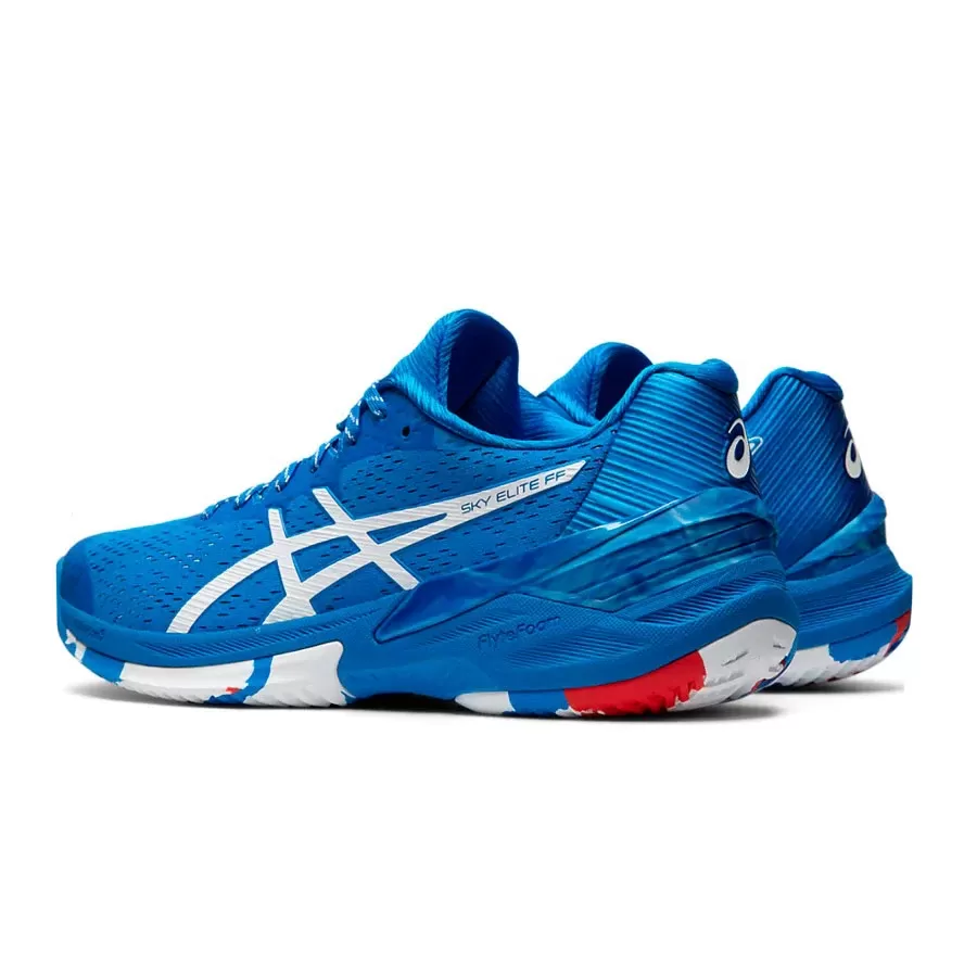 Zapatillas Asics Sky Elite Ff Le Re W AZUL BLANCO ROJO Vaypol