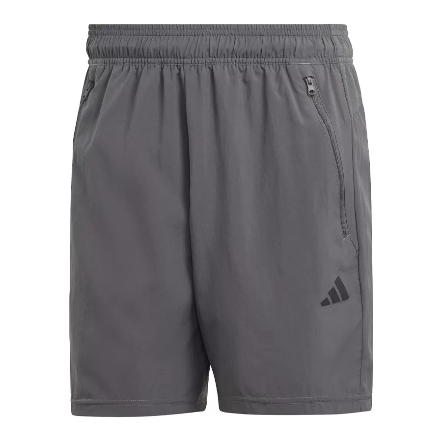 Imagen 3 de 4 de Shorts adidas Train Essentials-GRIS/NEGRO