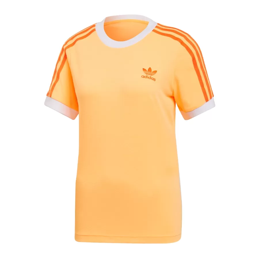 Remera adidas originals 3 Rayas NARANJA City