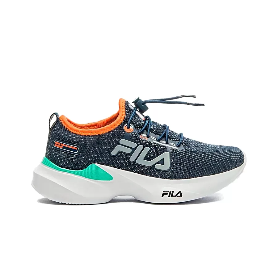 Imagen 0 de 5 de Zapatillas Fila Elite Kids-MARINO/NARANJA/VERDE AGUA