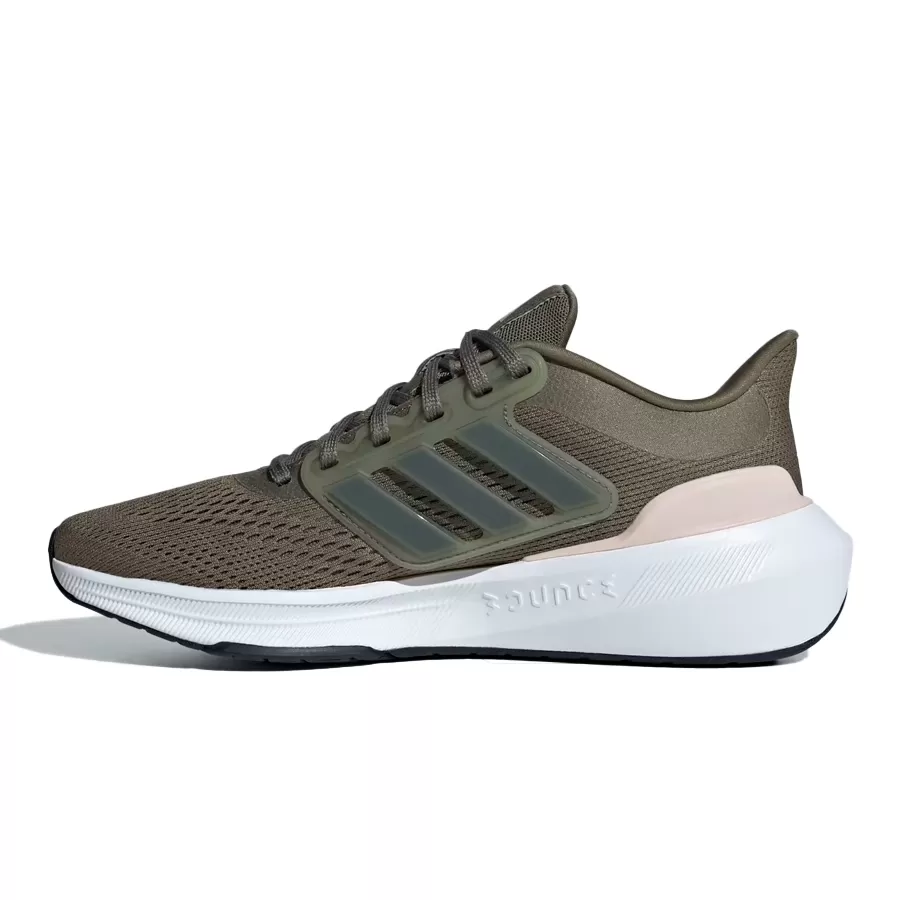 Imagen 2 de 7 de Zapatillas adidas Ultrabounce-VERDE MILITAR/BLANCO