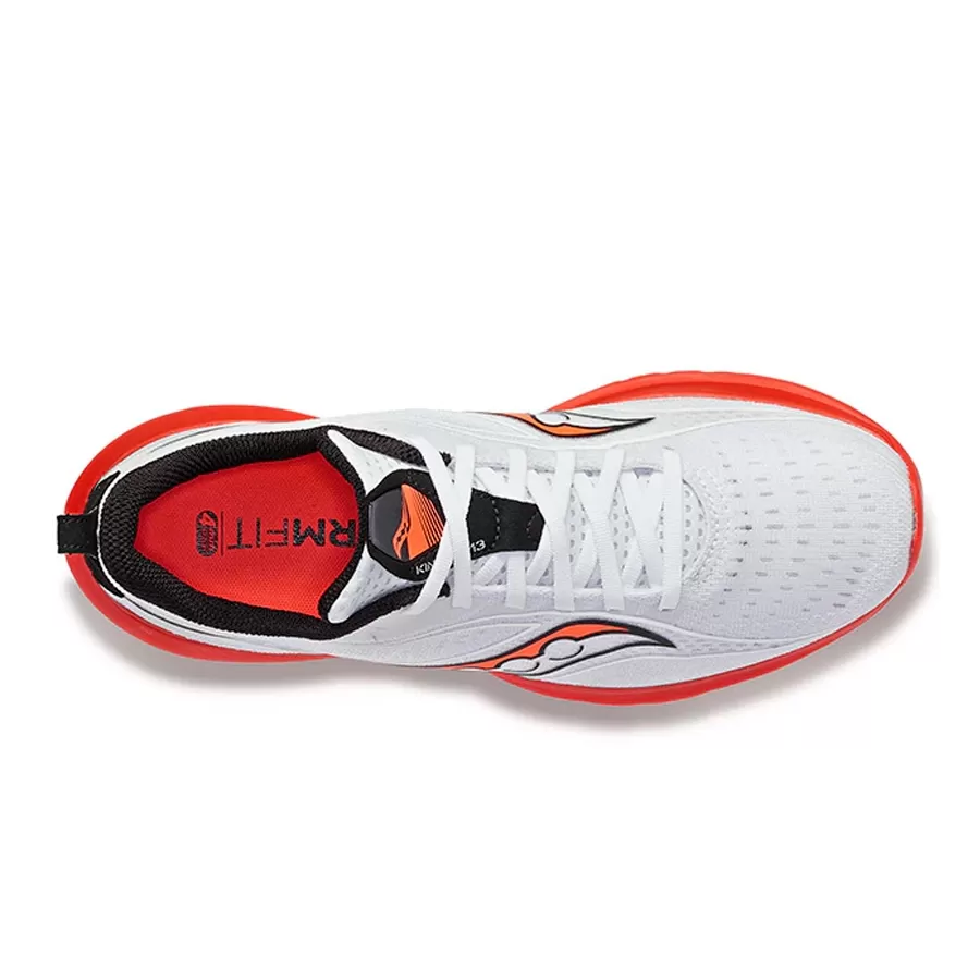 Imagen 3 de 5 de Zapatillas Saucony Kinvara 13-BLANCO/NARANJA