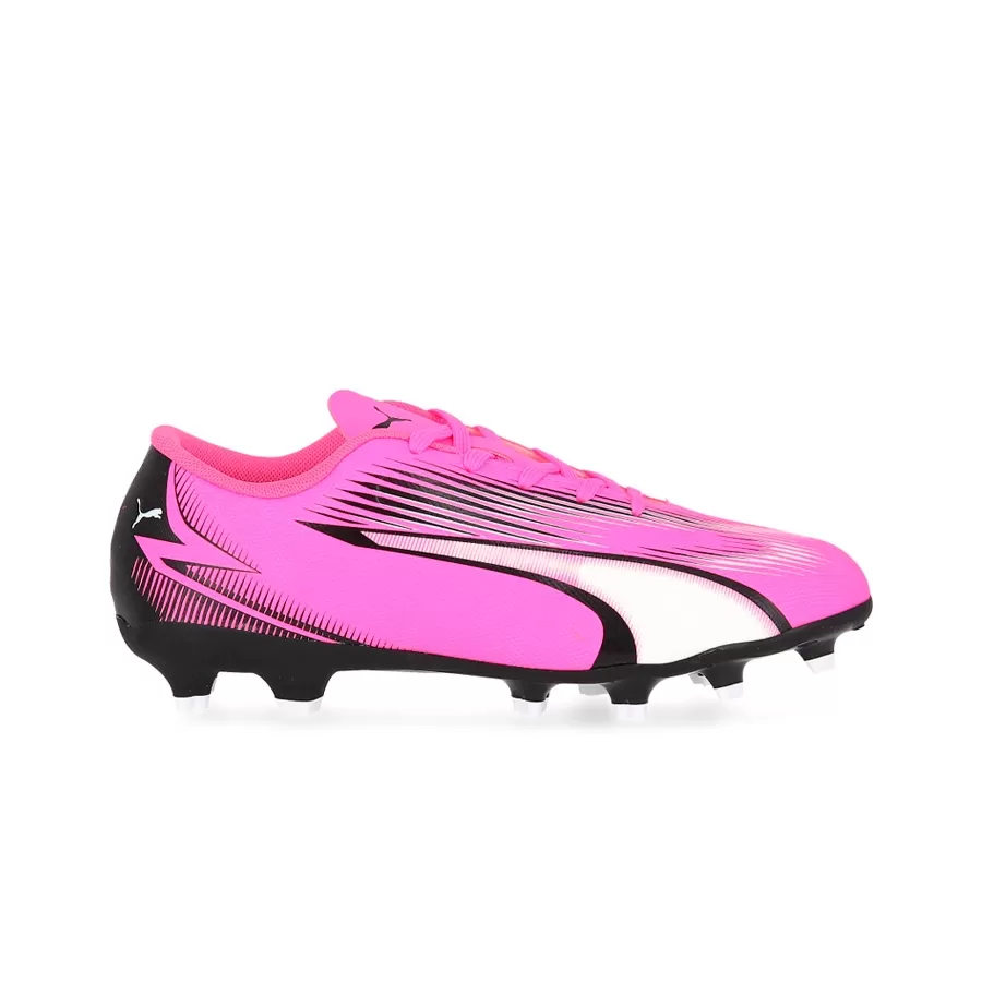 Imagen 0 de 6 de Botines Puma Ultra Play Fg/Ag Jr-ROSA/NEGRO/BLANCO