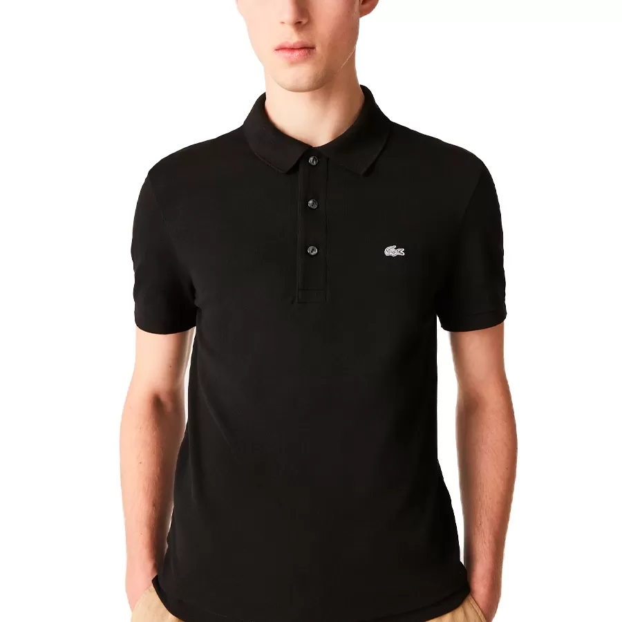 Imagen 0 de 4 de Remera Lacoste Polo Slim Fit-NEGRO